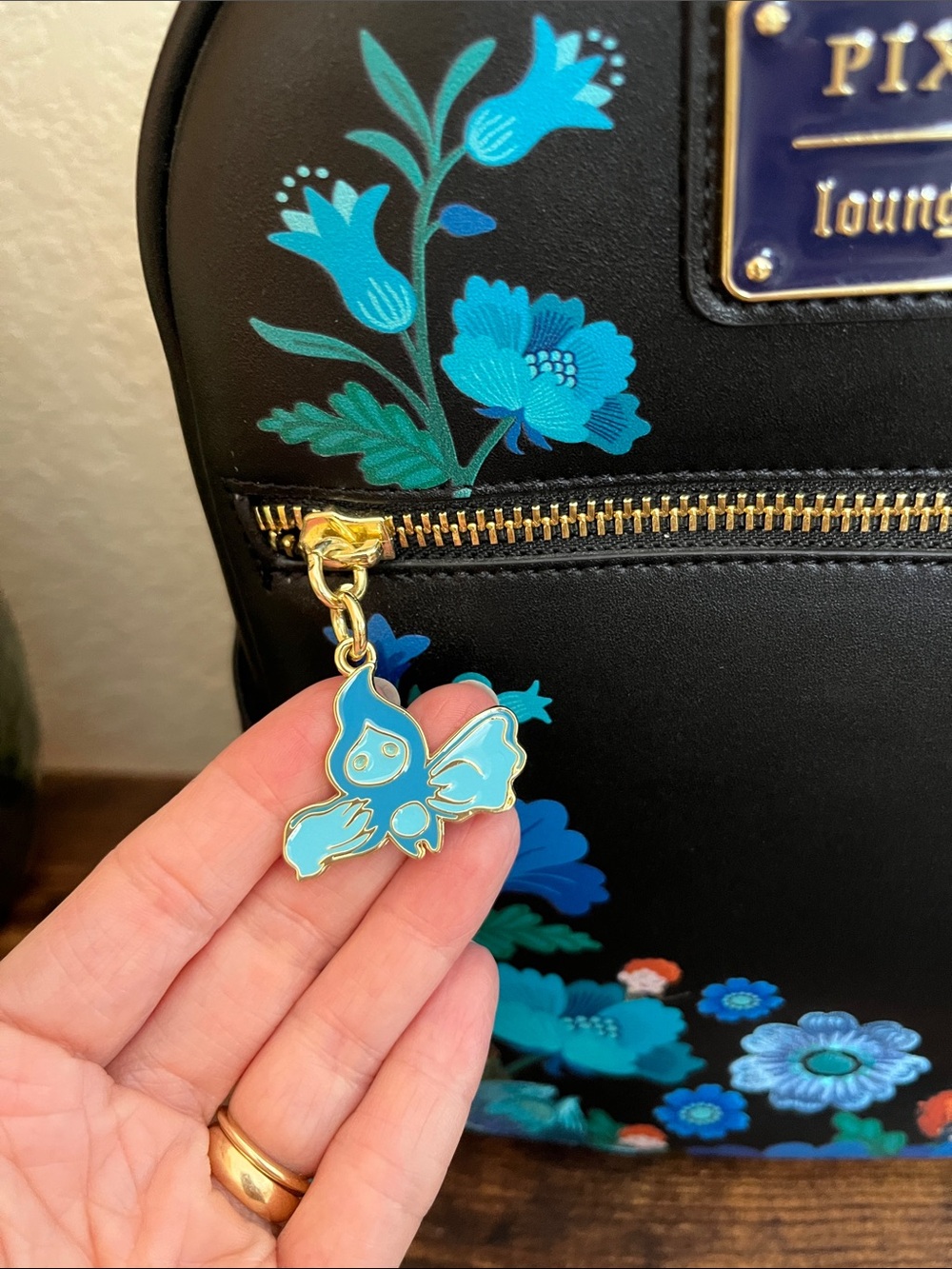 SET Loungefly Disney Pixar Brave Merida Botanical Floral Mini Backpack - Picture 7 of 14